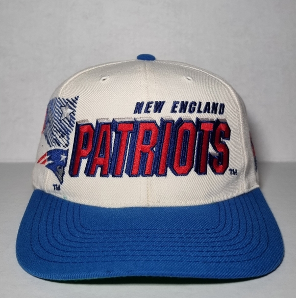 Vintage 90s New England Patriots Sports Specialties Shadow Hat Cap Snapback 🔥